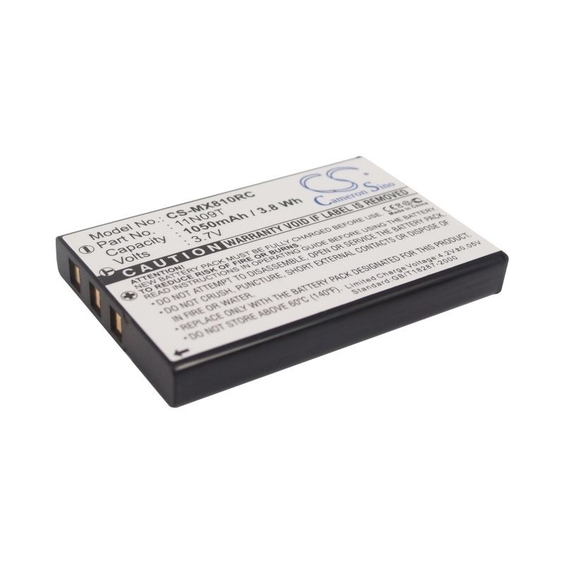 Li-ion Battery Fits Universal, Mx-810, Mx-810i, Mx-880 3.7v, 1050mah Remote Control Cameron Sino Technology Limited