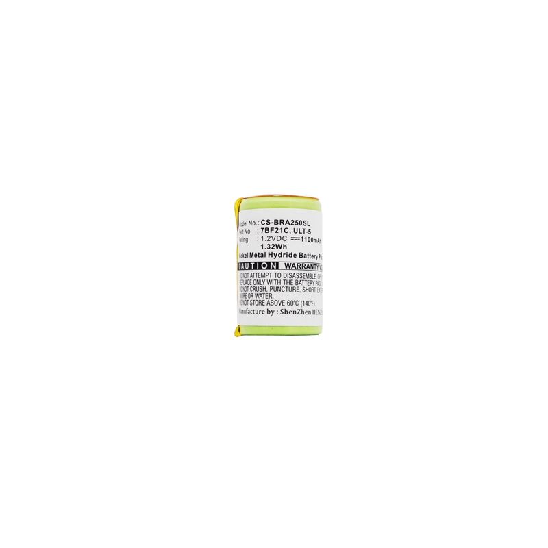 Ni-MH Battery fits Braun, 2500, 2501, 2505 1.2V, 1100mAh Shaver Cameron Sino Technology Limited