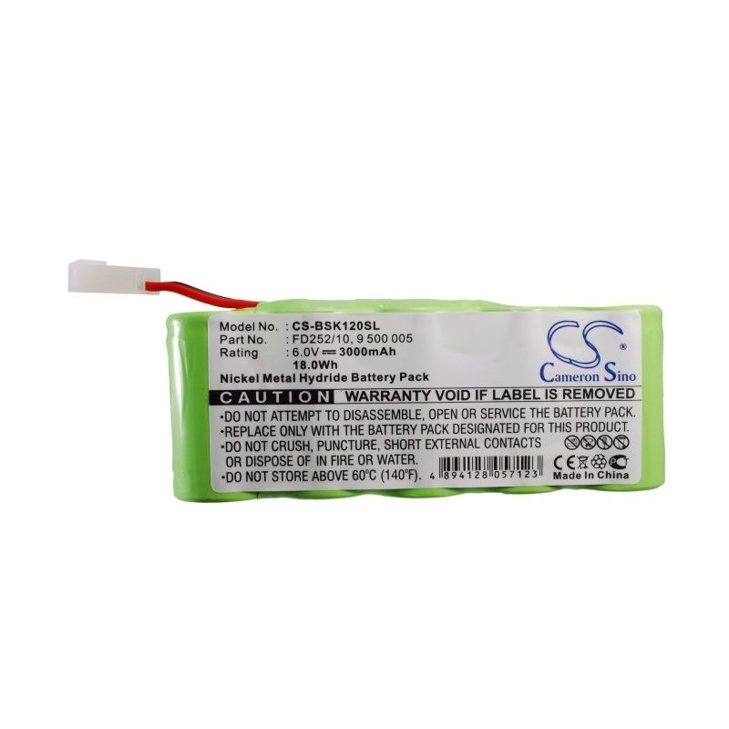Ni-MH Battery fits Bosch, D861e, D870e, D962e 6.0V, 3000mAh Smart Home Cameron Sino Technology Limited