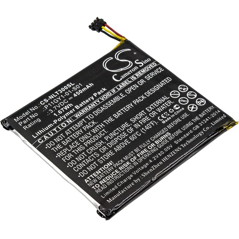 Li-polymer Battery Fits Nest, Learning Thermostat T200377, Learning Thermostat T200477, Learning Thermostat T200577 3.7v, 450mah Smart Home Cameron Sino Technology Limited