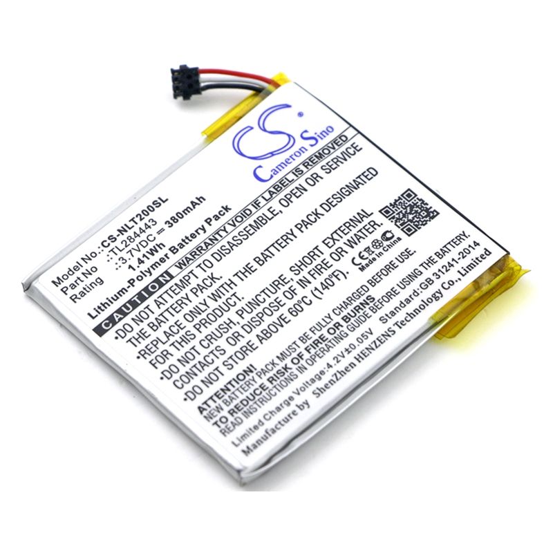 Li-polymer Battery Fits Nest, GB-S10-284449-0100, Learning Thermostat 2nd Generation, Learning Thermostat 3rd Gen 3.7v, 380mah Smart Home Cameron Sino Technology Limited