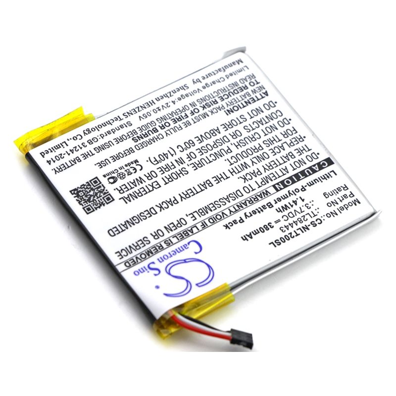 Li-polymer Battery Fits Nest, GB-S10-284449-0100, Learning Thermostat 2nd Generation, Learning Thermostat 3rd Gen 3.7v, 380mah Smart Home Cameron Sino Technology Limited