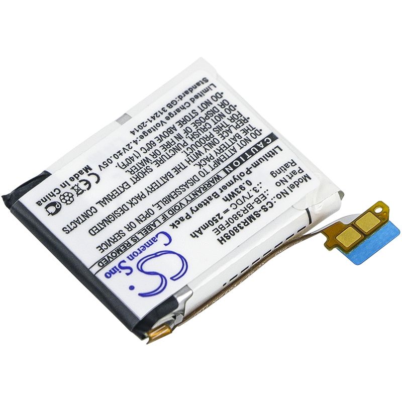 Li-polymer Battery Fits Samsung, Gear 2, Gear 2 Neo, Sm-r380 3.7v, 250mah Smartwatch Cameron Sino Technology Limited