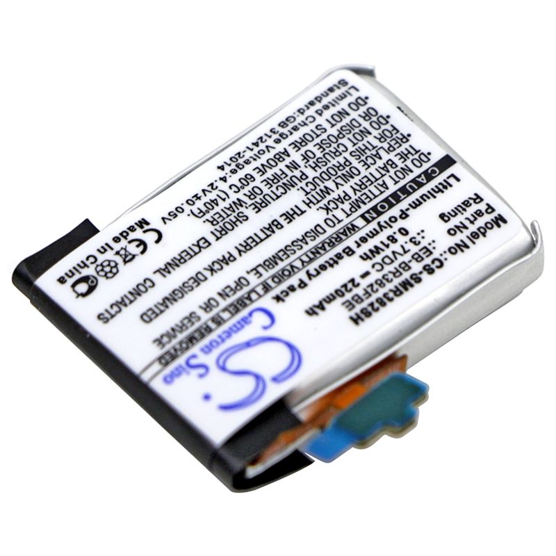 Li-Polymer Battery fits Samsung, Gear Live, Sm-r382, 3.7V, 220mAh Smartwatch Cameron Sino Technology Limited