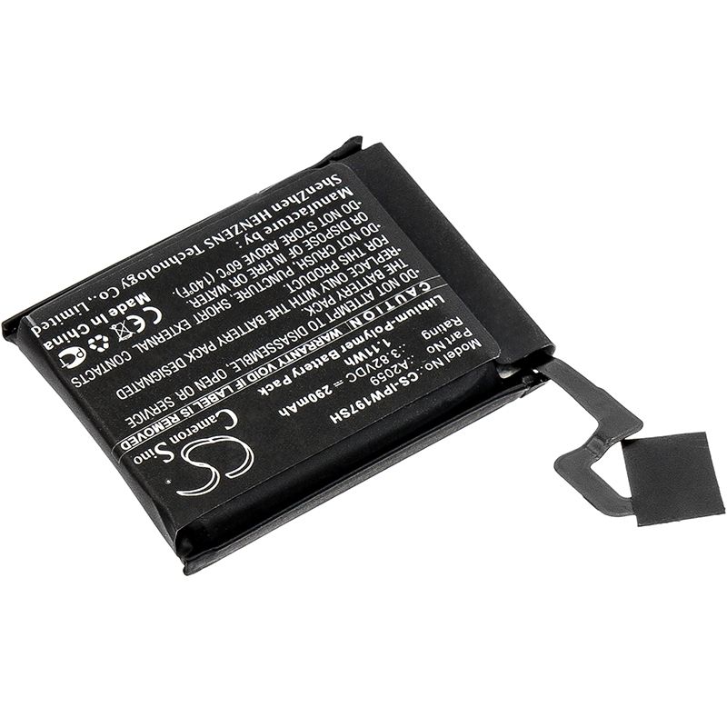Li-Polymer Battery fits Apple, A1976, Watch Series 4 44mm, 3.82V, 290mAh Smartwatch Cameron Sino Technology Limited