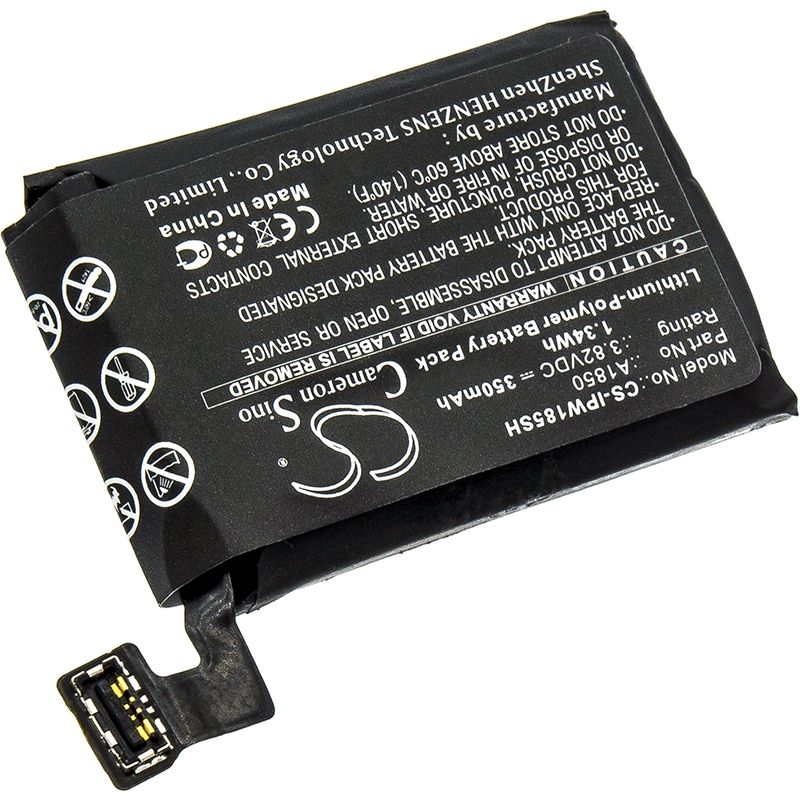 Li-Polymer Battery fits Apple, A1859, Gsrf-mqk32ll/a, Gsrf-mqk62ll/a 3.82V, 350mAh Smartwatch Cameron Sino Technology Limited