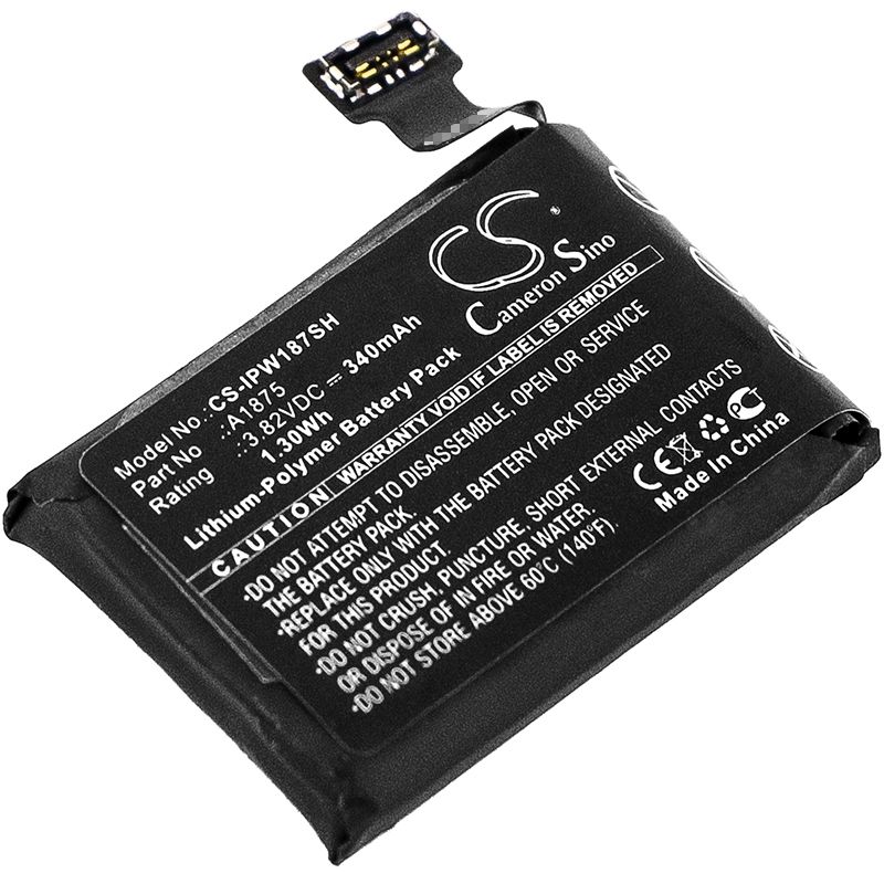 Li-Polymer Battery fits Apple, A1861, Watch Series 3 42mm, Watch Series 3 Gps 42mm 3.82V, 340mAh Smartwatch Cameron Sino Technology Limited