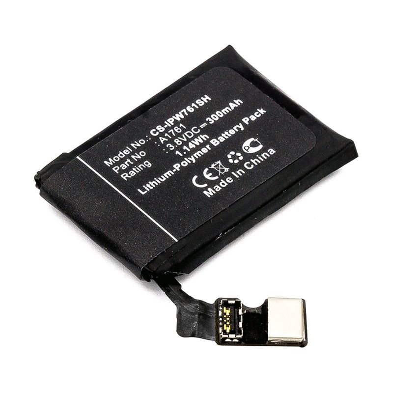 Li-polymer Battery Fits Apple, Watch 2 42mm, Watch A1758, Watch A1817 3.8v, 300mah Smartwatch Cameron Sino Technology Limited