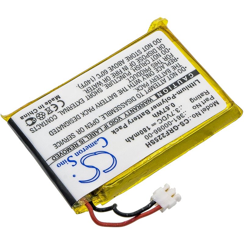 Li-Polymer Battery fits Garmin, 010-01959-00, Approach G10, Forerunner 225 3.7V, 180mAh Smartwatch Cameron Sino Technology Limited
