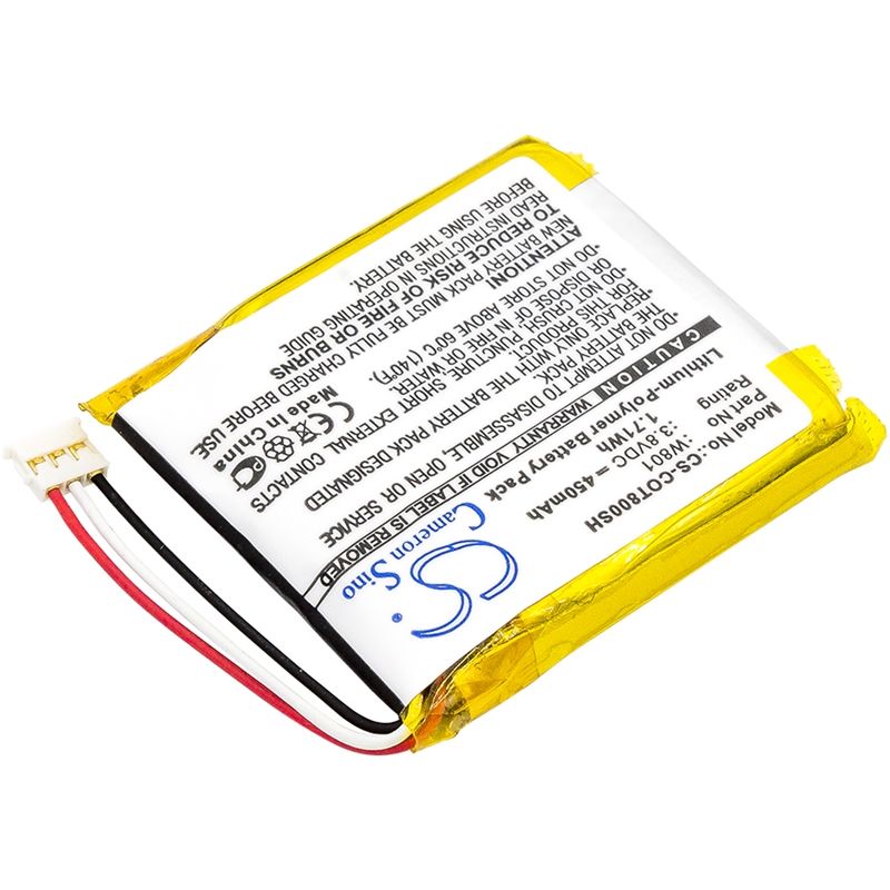 Li-polymer Battery Fits Codio, K8, T8, 3.8v, 450mah Smartwatch Cameron Sino Technology Limited