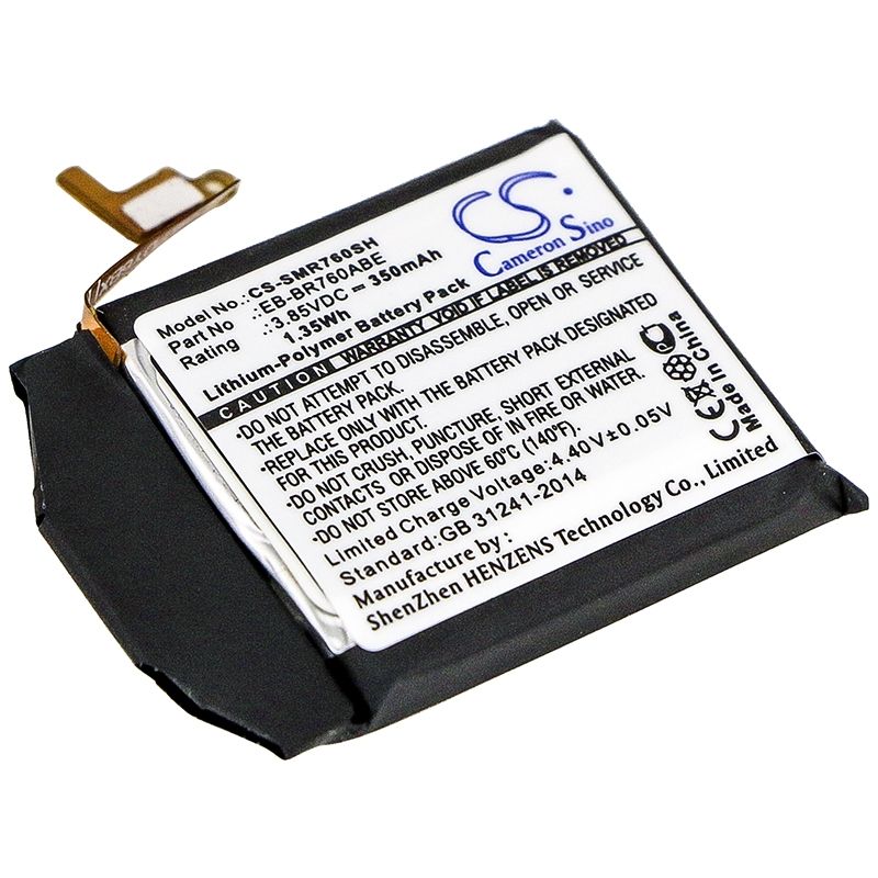 Li-polymer Battery Fits Samsung, Gear S3 Classic, Gear S3 Frontier, Sm-r760 3.85v, 350mah Smartwatch Cameron Sino Technology Limited