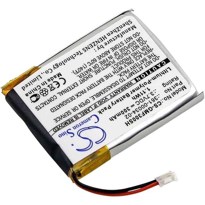 Li-polymer Battery Fits Garmin, Fenix 3, Fenix 3 Hr, 3.7v, 300mah Smartwatch Cameron Sino Technology Limited