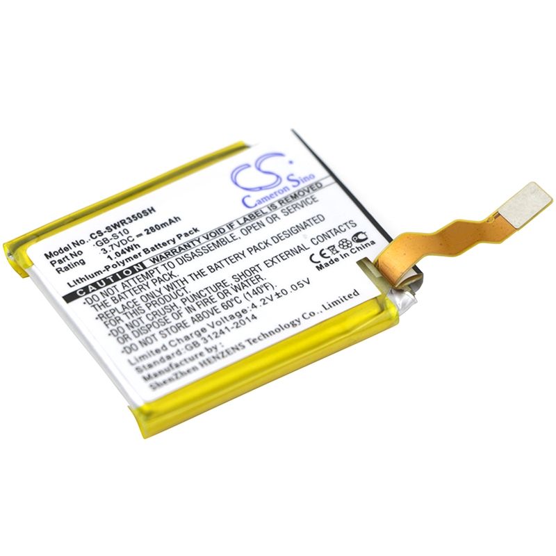 Li-polymer Battery Fits Sony, Smartwatch 3, Swr50, 3.7v, 280mah Smartwatch Cameron Sino Technology Limited