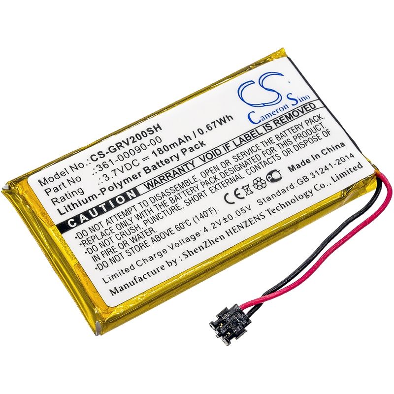 Li-polymer Battery Fits Garmin, Vivoactive Hr, Garmin 3.7v, 180mah Smartwatch Cameron Sino Technology Limited