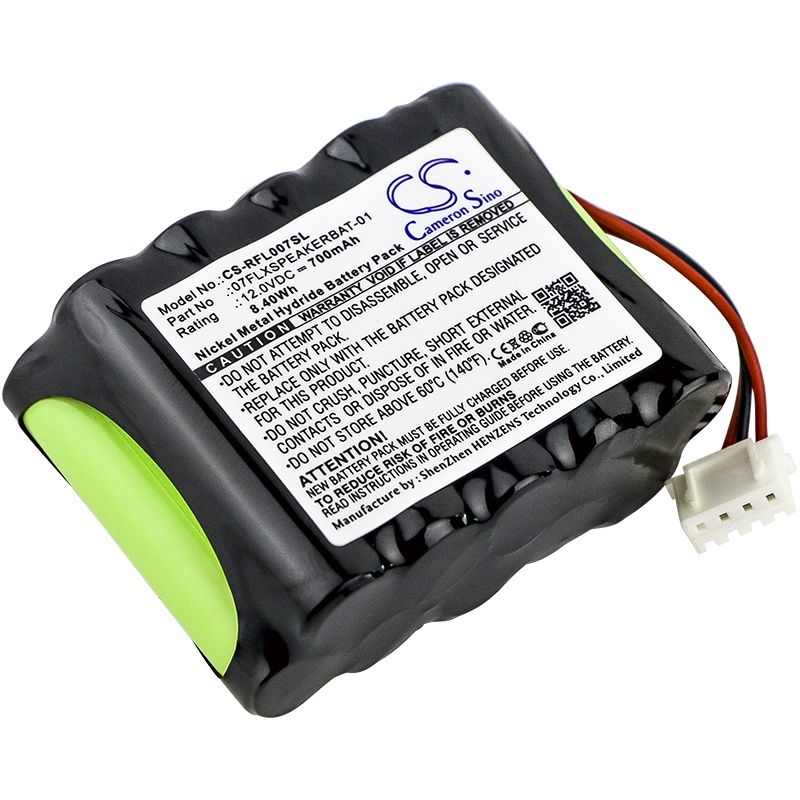 Ni-MH Speaker Battery fits Revolabs, Flx, Revolabs 12.0V, 700mAh Speaker Cameron Sino Technology Limited