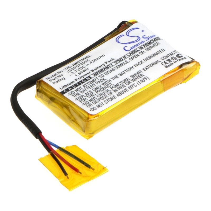 Li-Polymer Speaker Battery fits Jbl, Go Ff, Jbl Go, Jblgoblk 3.7V, 420mAh Speaker Cameron Sino Technology Limited