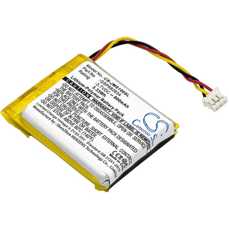 Li-Polymer Speaker Battery fits Jbl, Go Smart, Jbl 3.7V, 900mAh Speaker Cameron Sino Technology Limited