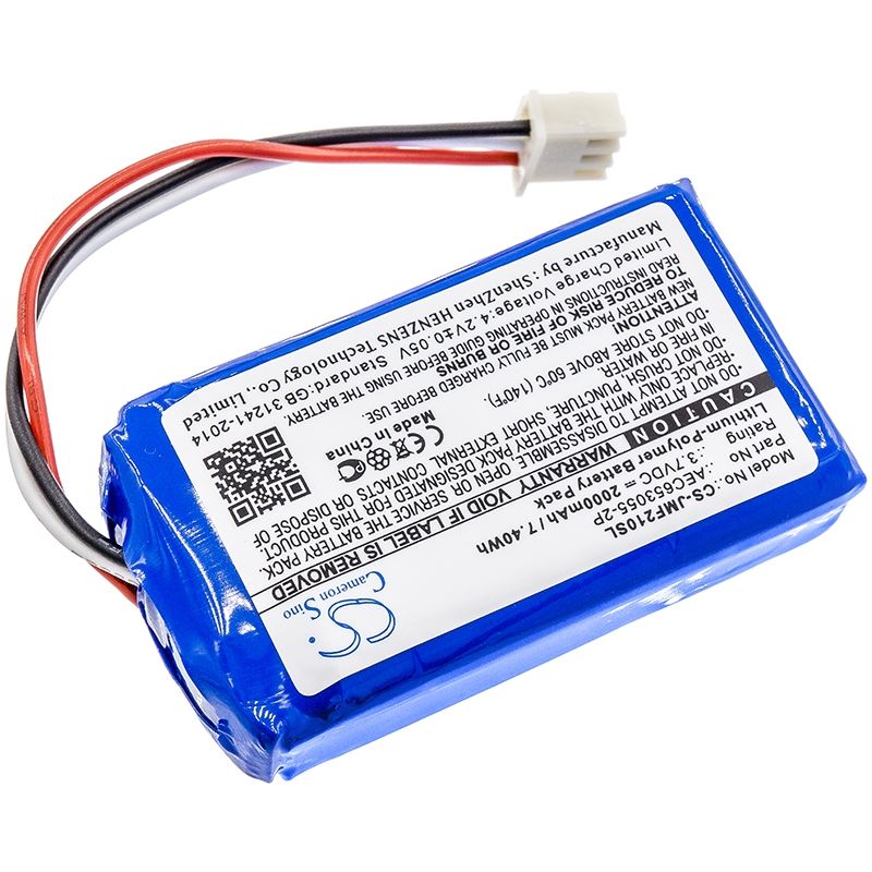 Li-polymer Speaker Battery Fits Jbl, Flip 2 (2013), Flip Ii (2013), 3.7v, 2000mah Speaker Cameron Sino Technology Limited