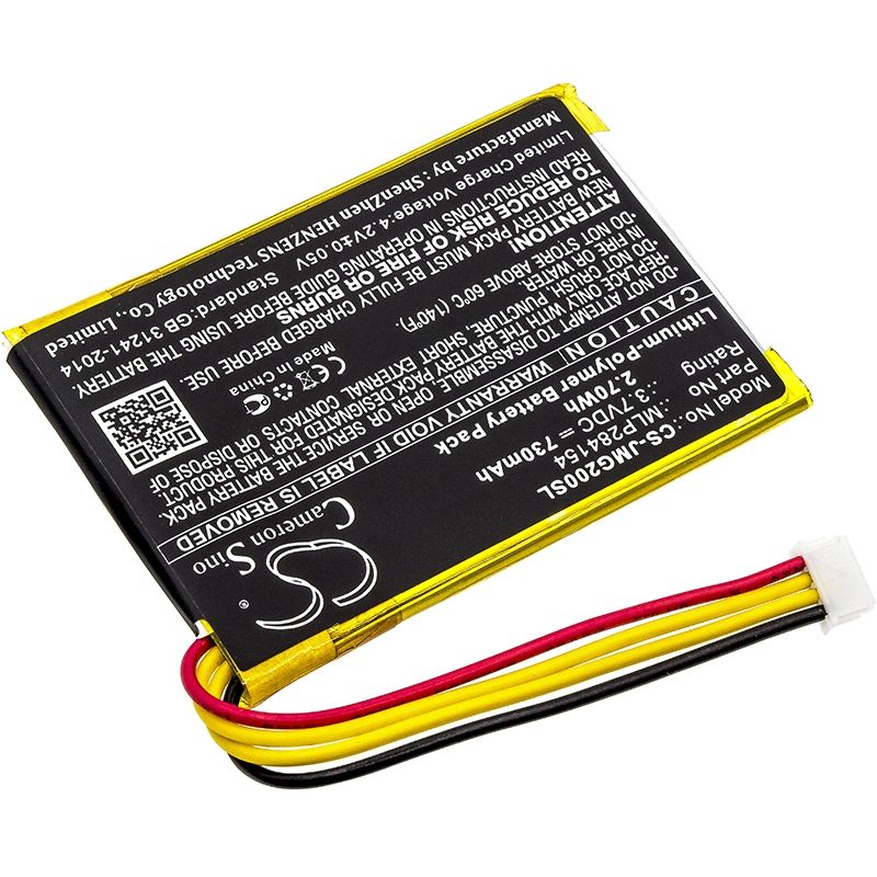 Li-Polymer Speaker Battery fits Jbl, Go 2, Go 2h, 3.7V, 730mAh Speaker Cameron Sino Technology Limited