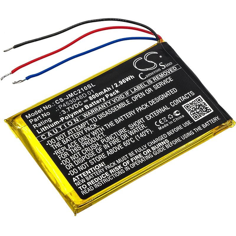 Li-Polymer Speaker Battery fits Jbl, Clip 2 Special Edition, Clip Plus, 3.7V, 800mAh Speaker Cameron Sino Technology Limited