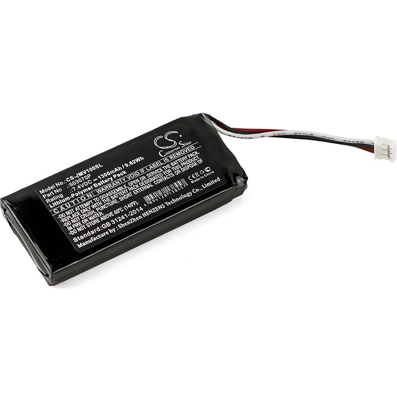 Li-Polymer Speaker Battery fits Jbl, Voyager, Jbl 7.4V, 1300mAh Speaker Cameron Sino Technology Limited