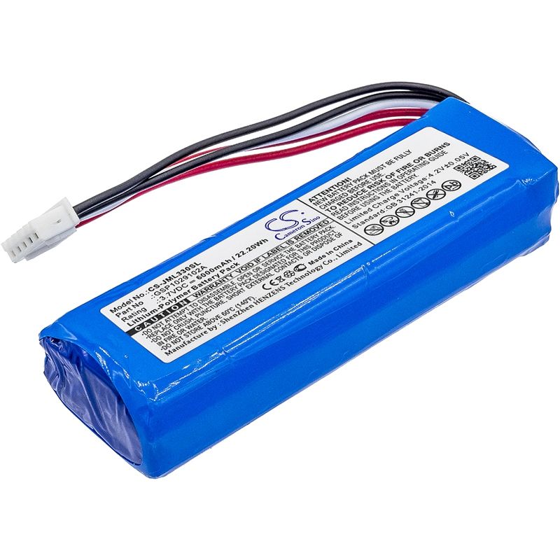 Li-polymer Speaker Battery Fits Jbl, Charge 3, Jbl 3.7v, 6000mah Speaker Cameron Sino Technology Limited