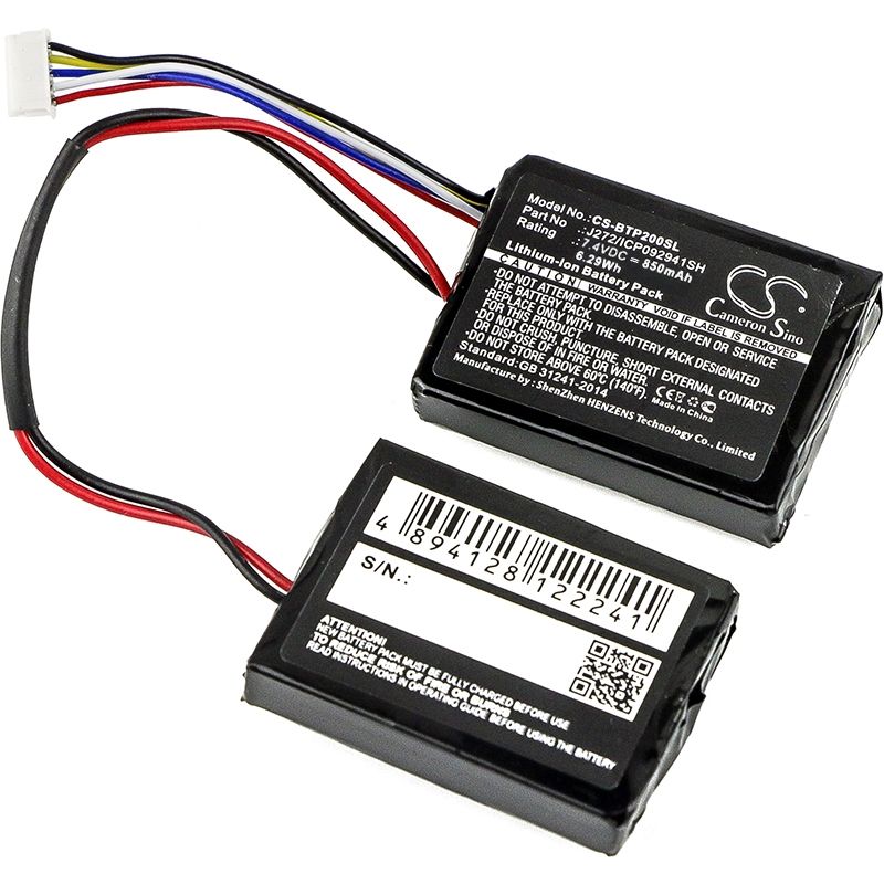 Li-ion Speaker Battery Fits Beats, B0513, Mh812ama-ug, Pill 2.0 7.4v, 850mah Speaker Cameron Sino Technology Limited