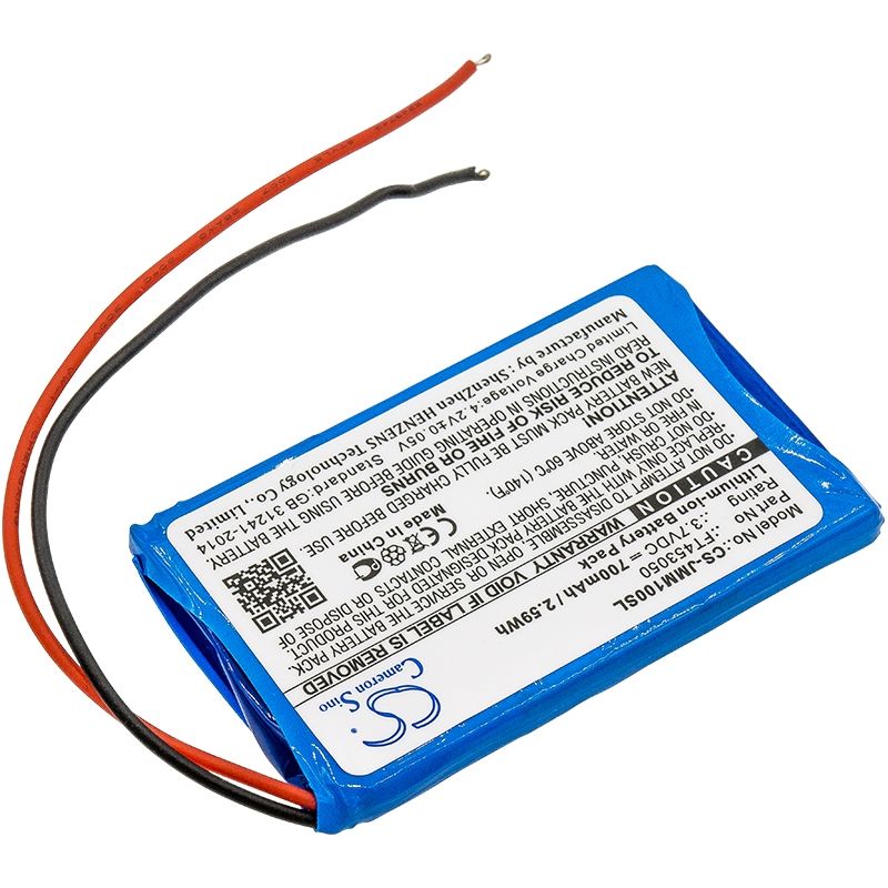 Li-ion Speaker Battery fits Jbl, Micro, Micro Wireless 2013, 3.7V, 700mAh Speaker Cameron Sino Technology Limited