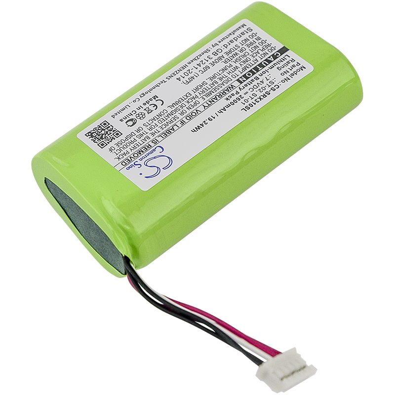 Li-ion Speaker Battery Fits Sony, Srs-x3, Srs-xb2, 7.4v, 2600mah Speaker Cameron Sino Technology Limited