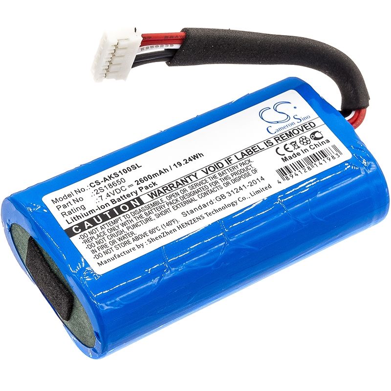 Li-ion Speaker Battery Fits Anker, Soundcore Boost, Anker 7.4v, 2600mah Speaker Cameron Sino Technology Limited