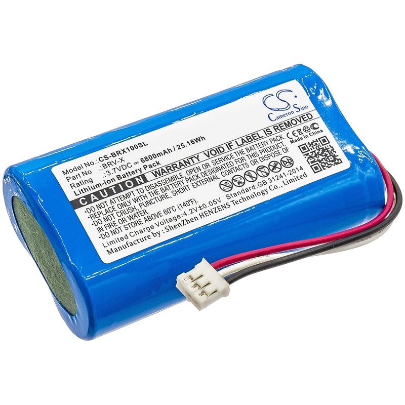 Li-ion Speaker Battery Fits Braven, Brv-x, Brvxbbb, 3.7v, 6800mah Speaker Cameron Sino Technology Limited