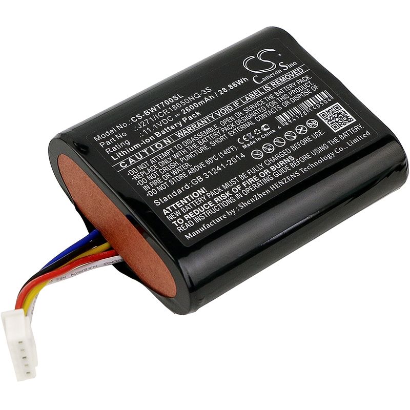 Li-ion Speaker Battery Fits Bowers & Wilkins, T7, Bowers & Wilkins 11.1v, 2600mah Speaker Cameron Sino Technology Limited