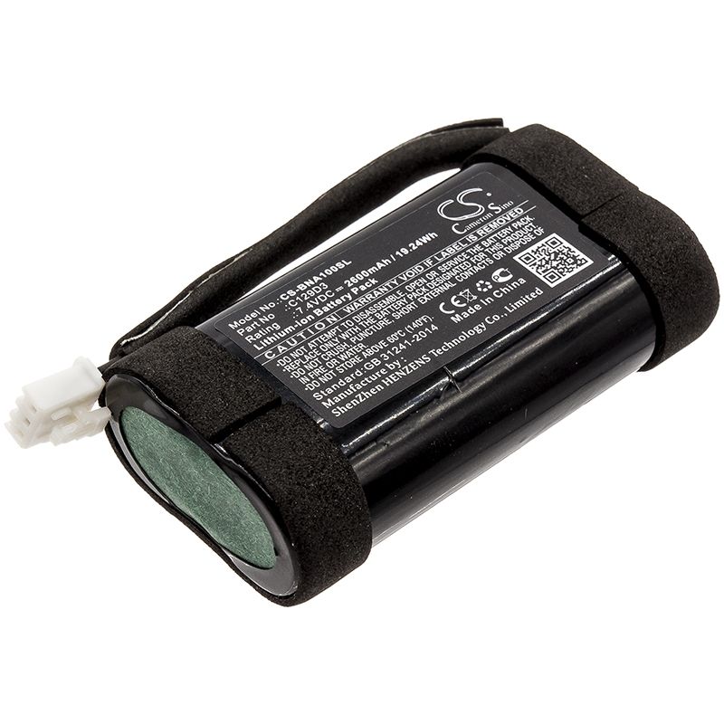 Li-ion Speaker Battery Fits Bang & Olufsen, Beoplay A1, Bang & Olufsen 7.4v, 2600mah Speaker Cameron Sino Technology Limited