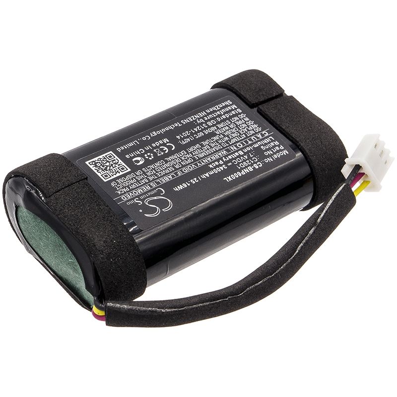 Li-ion Speaker Battery fits Bang & Olufse, 11400, 1140026, Beoplay P6 7.4V, 3400mAh Speaker Cameron Sino Technology Limited