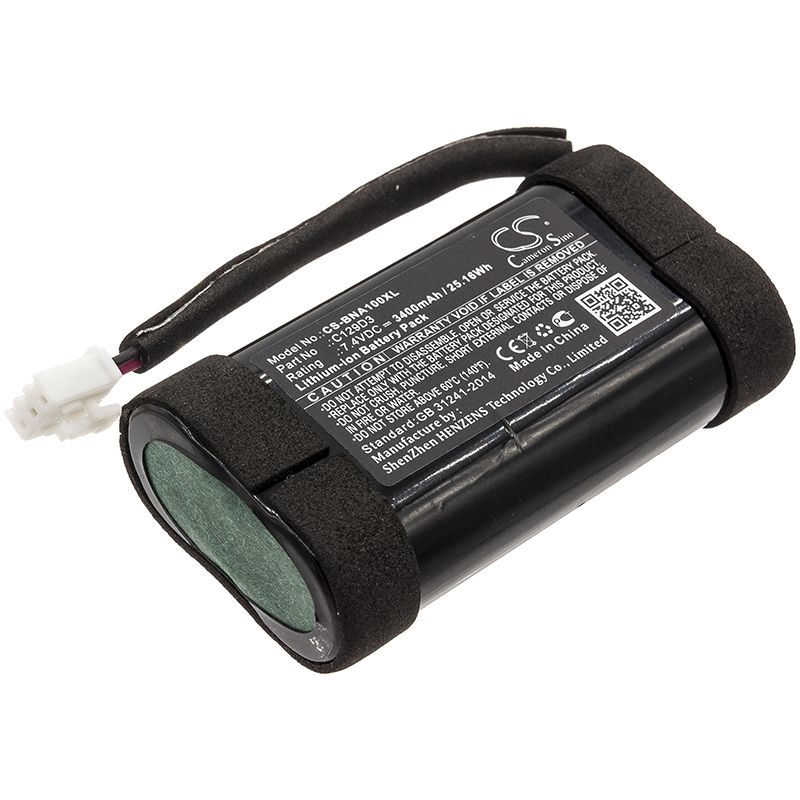Li-ion Speaker Battery Fits Bang & Olufsen, Beoplay A1, Bang & Olufsen 7.4v, 3400mah Speaker Cameron Sino Technology Limited