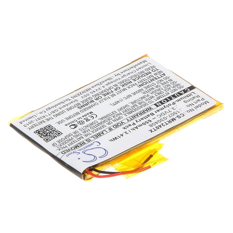 Li-Polymer Battery fits Rii, I24t, Mini I24, Rt-mwk24t 3.7V, 650mAh Keyboard,Mouse Cameron Sino Technology Limited