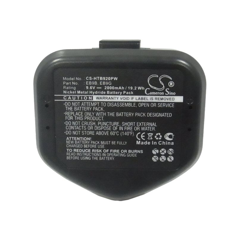 Ni-MH Battery fits Hitachi, Ck 12d, Ck 12dy, Cl 10d 9.6V, 2000mAh Power Tools Cameron Sino Technology Limited