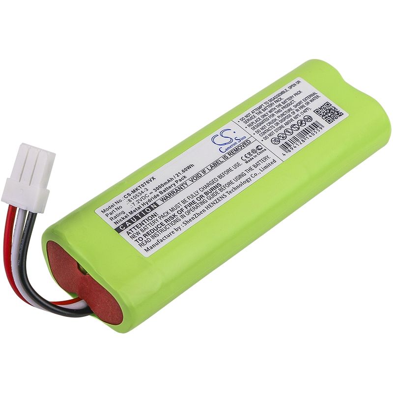 Ni-MH Battery fits Makita, 4076, 4076d, 4076dwr 7.2V, 3000mAh Vacuum Cameron Sino Technology Limited