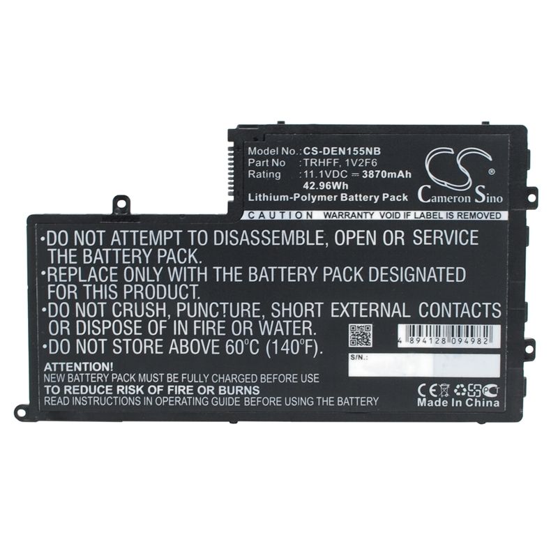 11.1v Li-ion Battery Fits Dell, Inspiron 15, Inspiron 15 5000, Inspiron 15-5547 , 3870mah Notebook & Laptop Cameron Sino Technology Limited