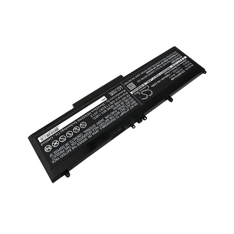 11.4V, Li-ion Battery Fits Dell, Precision 3510, Precision 3510 Workstation, 7300mah Notebook & Laptop Cameron Sino Technology Limited