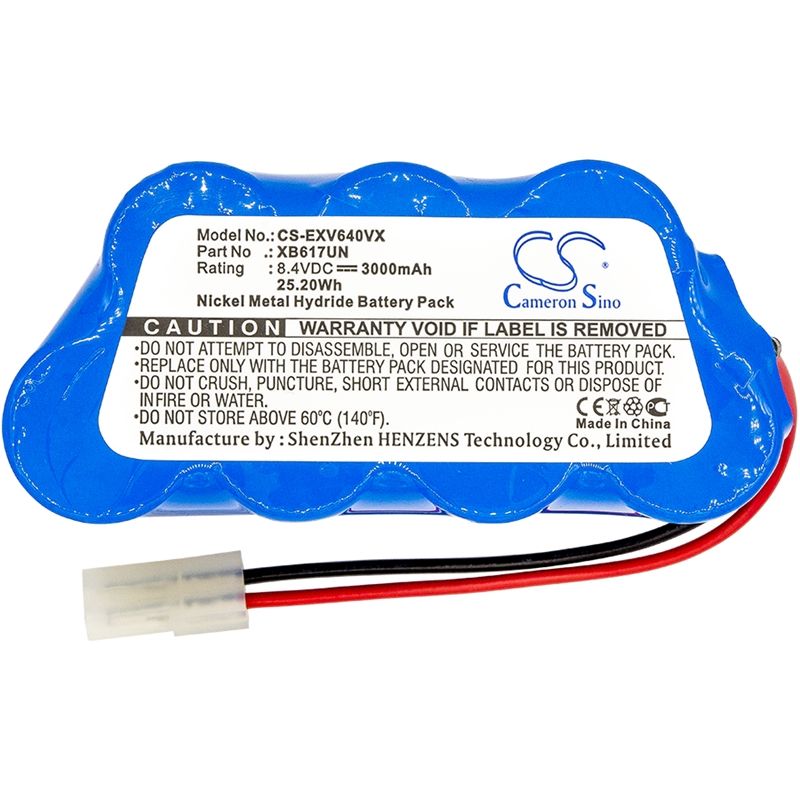 Ni-MH Battery fits Euro Pro, Uv617, Uv617r, Uv640 8.4V, 3000mAh Vacuum Cameron Sino Technology Limited