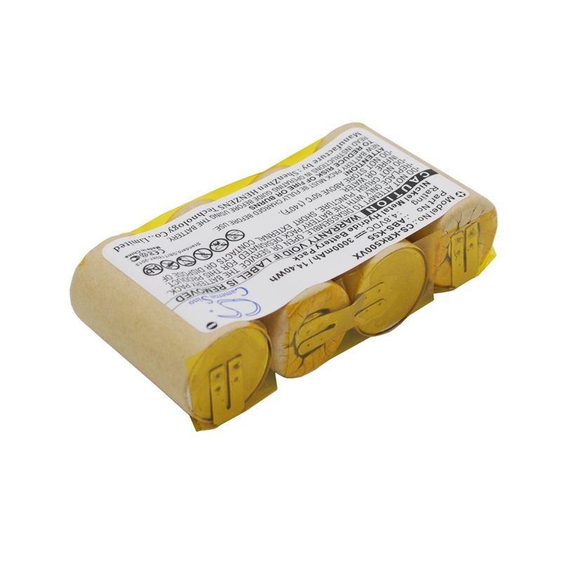 Ni-MH Battery fits Karcher, 1.258-116.0, 1.258-409.0, 50 Display 35 4.8V, 3000mAh Vacuum Cameron Sino Technology Limited