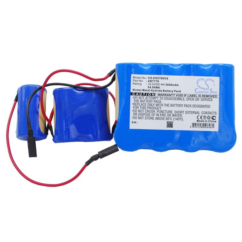 Ni-mh Battery Fits Euro Pro, Pet Perfect Ii Hand Vac, Shark Sv780, Shark Vx33 18.0v, 3000mah Vacuum Cameron Sino Technology Limited