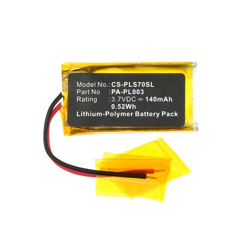 Li-polymer Battery Fits Plantronics, Avaya Awh75n, Awh75n, Cs70 3.7v, 140mah Wireless Headset Cameron Sino Technology Limited