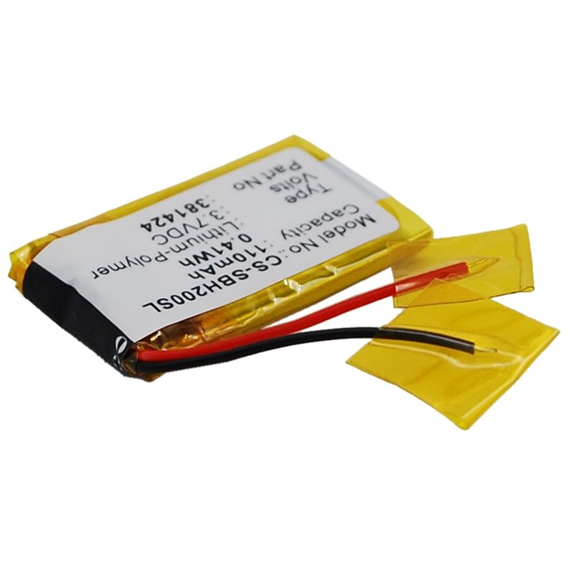 Li-Polymer Battery fits Sony, Sbh-20, Sony 3.7V, 110mAh Wireless Headset Cameron Sino Technology Limited