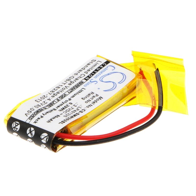 Li-polymer Battery Fits Sony, Nwz-w202, Sbh80, 3.7v, 80mah Wireless Headset Cameron Sino Technology Limited