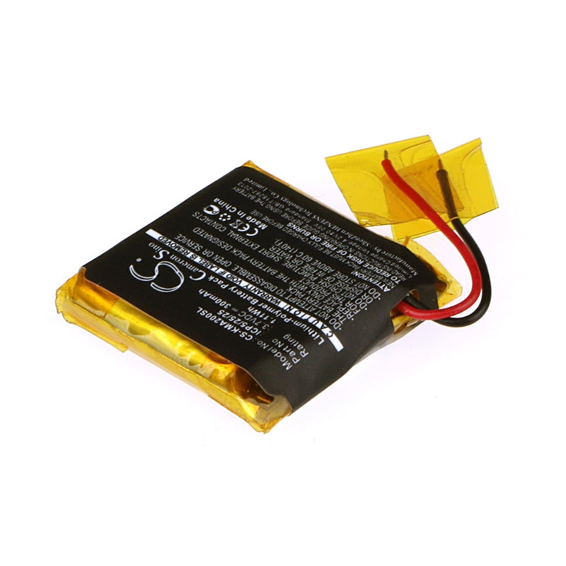 Li-Polymer Battery fits Rocketfish, Rf-mab2, Rf-mab2-t, 3.7V, 300mAh Wireless Headset Cameron Sino Technology Limited