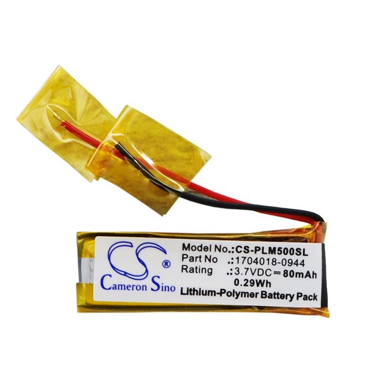 Li-Polymer Battery fits Plantronics, Discovery 640e, Discovery 650e, M50 3.7V, 80mAh Wireless Headset Cameron Sino Technology Limited