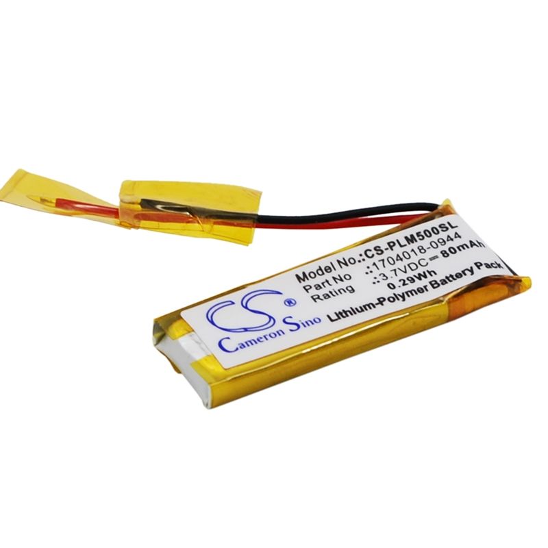 Li-Polymer Battery fits Plantronics, Discovery 640e, Discovery 650e, M50 3.7V, 80mAh Wireless Headset Cameron Sino Technology Limited