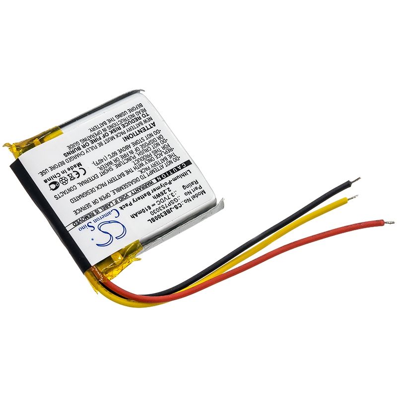 Li-Polymer Battery fits Jbl, E45bt, Everest Elite 300, Everest Elite E45bt 3.7V, 610mAh Wireless Headset Cameron Sino Technology Limited